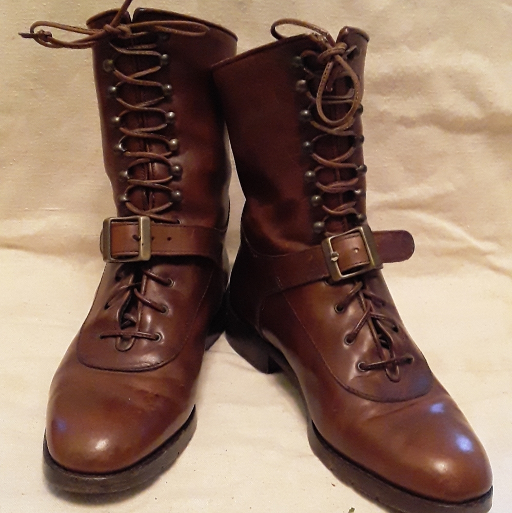 Joan & David monk strap boots